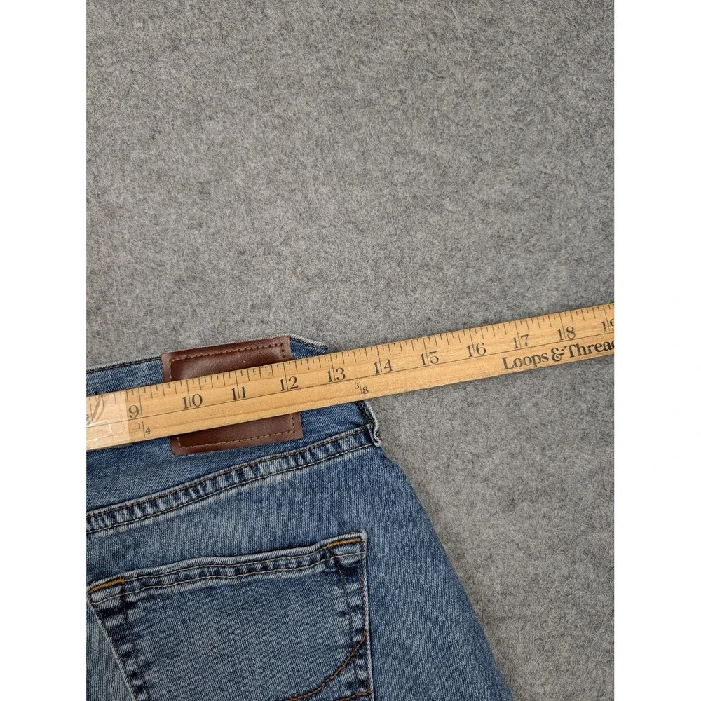 Hollister Epic Flex Straight Jeans Mens 26x30 Blue Light Wash Stretch Denim